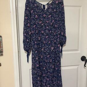 Floral Long Sleeve Dress
